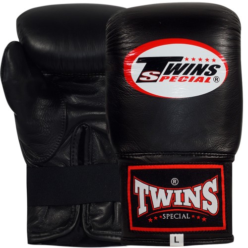 Тренировочные снарядные перчатки Twins Special (TBGL-1F black).